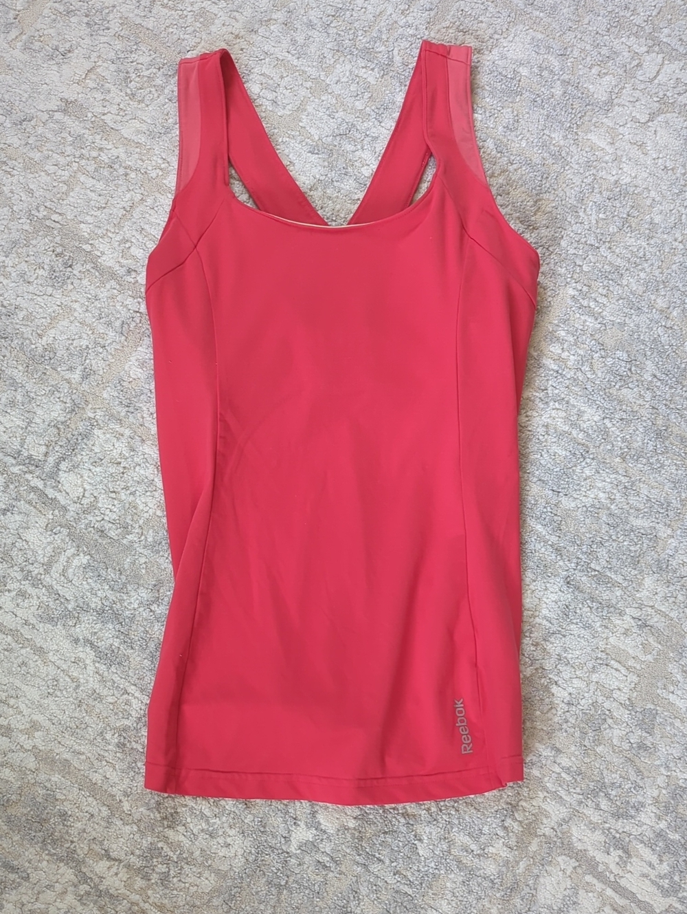 Reebok Coral Racerback Tank Size Small